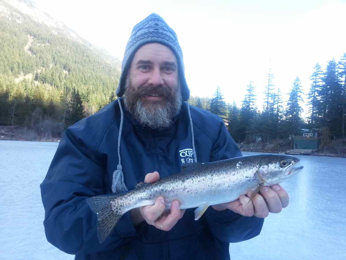 Rainbow Trout ice Fishing BC Fishing Reports Pemberton Fish Finder