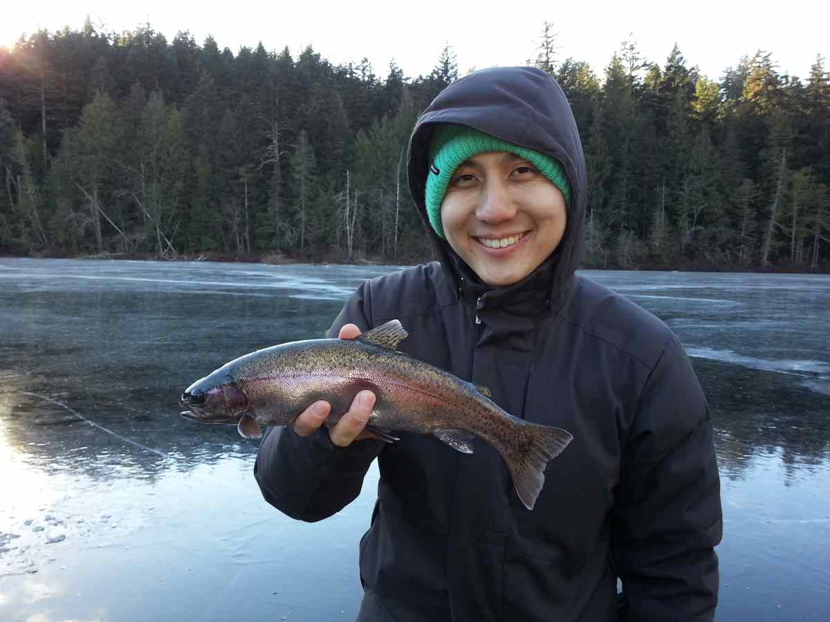 First Fish of the 2013/14 Ice Fishing Season