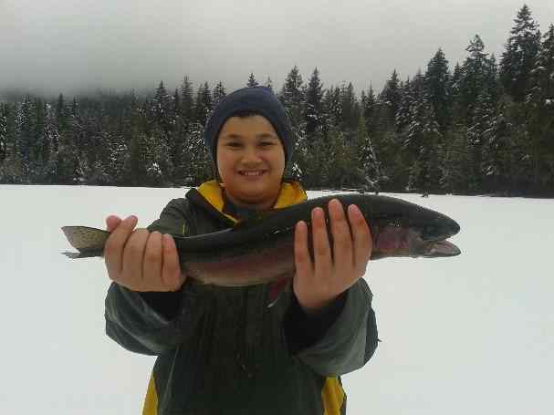 Ice Fishing BC Canada