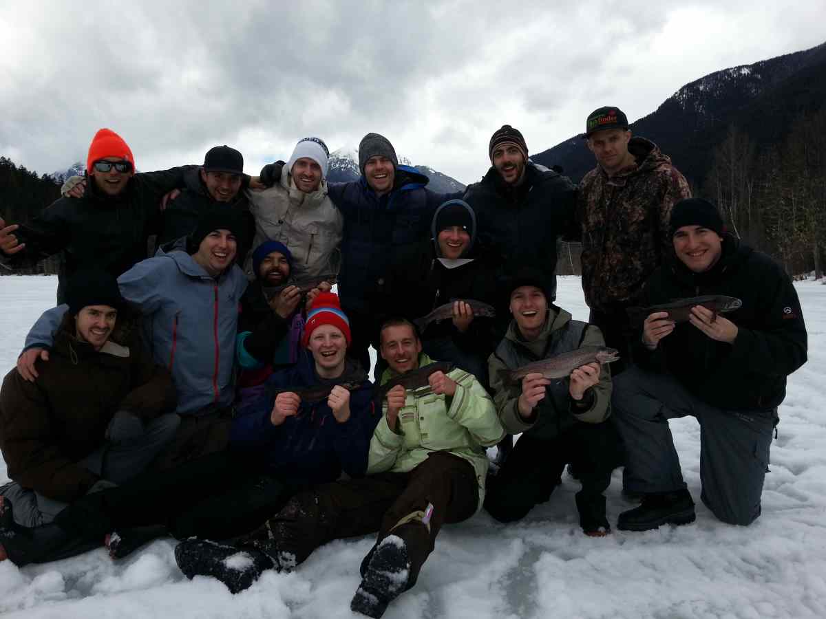 Whistler Ice Fishing Stag and Bachelor Parties