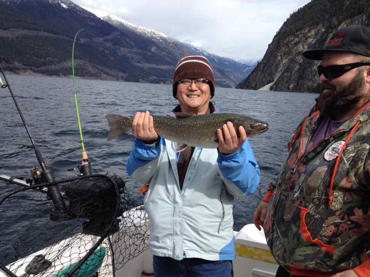 Anderson Lake BC Fishing Report April 1st 2014