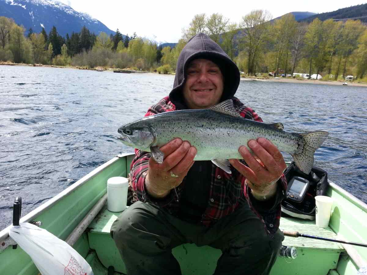 May Fishing Anderson Lake British Columbia