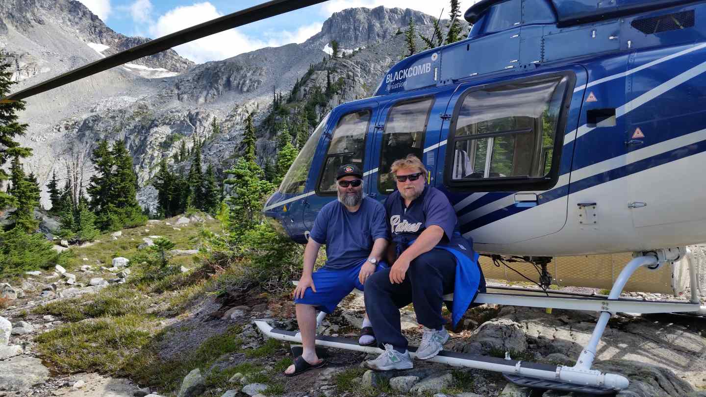 Helicopter fishing trips in British Columbia Canada with the Pemberton