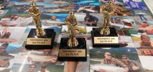 2016 Pemberton Winterfest Ice fishing trophies