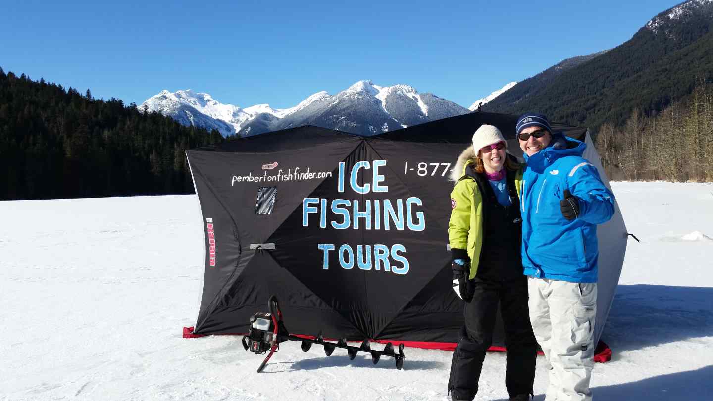 Ice fishing trips in Canada BC Fishing Reports Pemberton Fish Finder