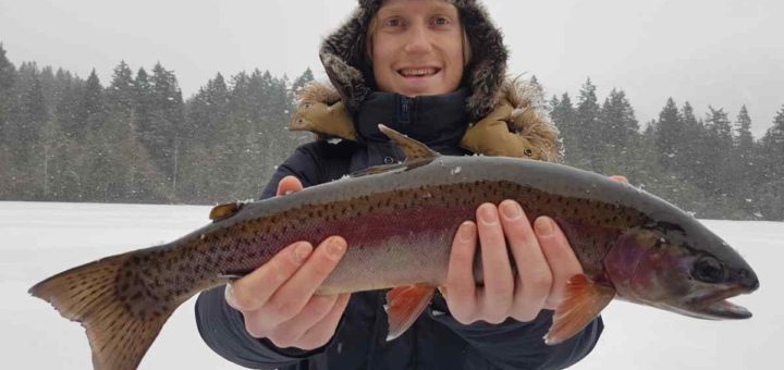 Ice fishing trips in Whistler Canada