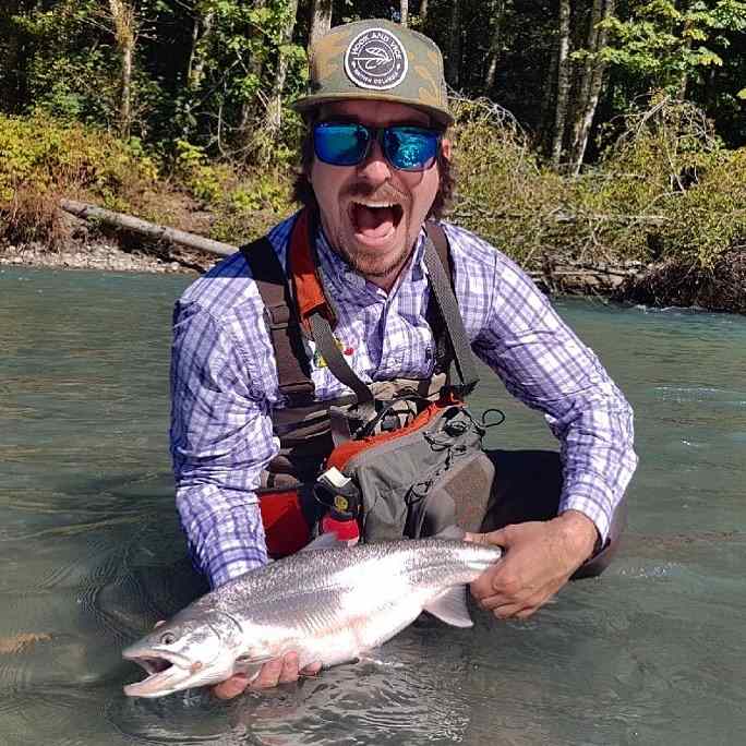 Trout fly fishing in Squamish BC