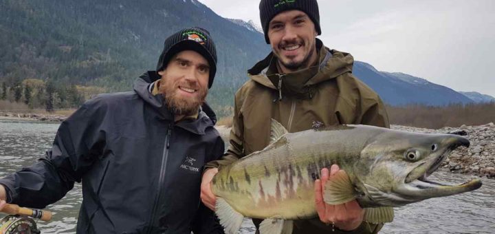 Fly fishing in Canada for Salmon with Henrik Zetterberg and Jonathan Ericsson