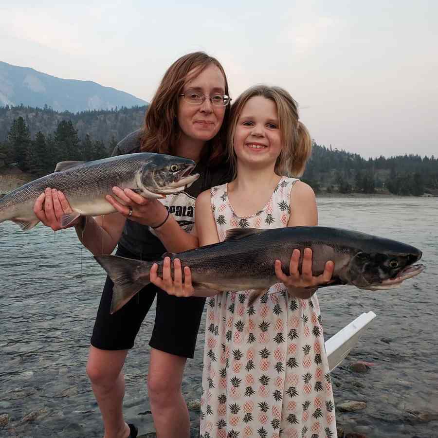 The Salmon are here and the fly fishing is great in British Columbia