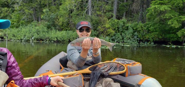 best float tube fishing in BC