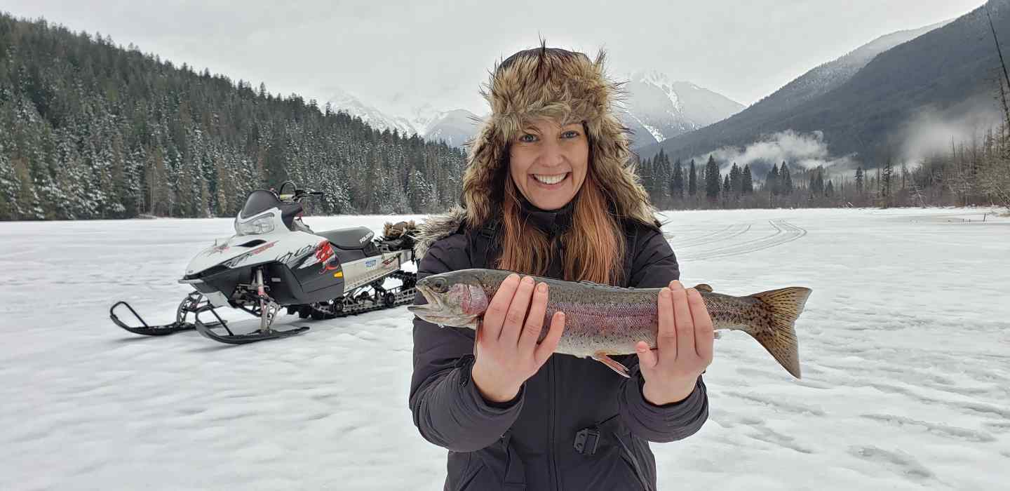 Ice Fishing Learn how to in British Columbia Canada - BC Fishing Reports